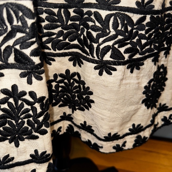 Anthropologie Orla Embroidered Dress NWT Size 4 With Pockets 100% Cotton - Picture 5 of 10